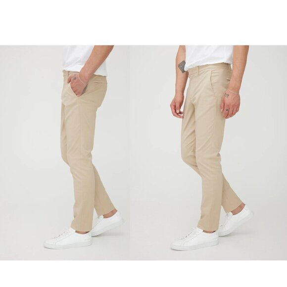 NWT Kit And Ace | Navigator Commute Pants Slim Fit In Sand (30x33) - Picture 3 of 11
